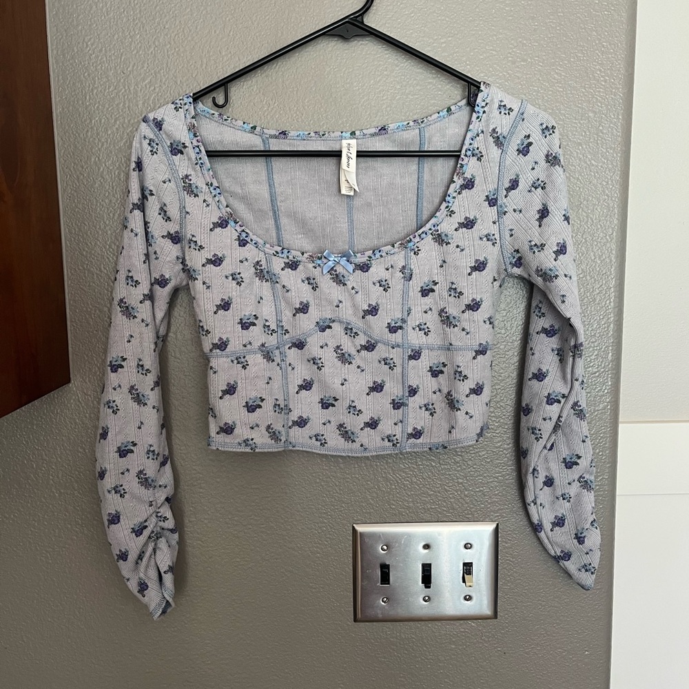 Discontinued for love and lemons pointelle thermal top